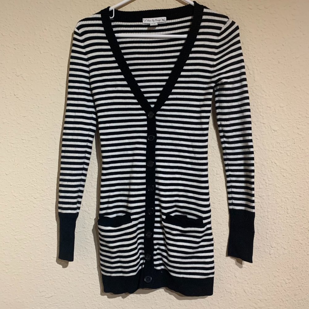 Love By Design Striped Sweater Size Small